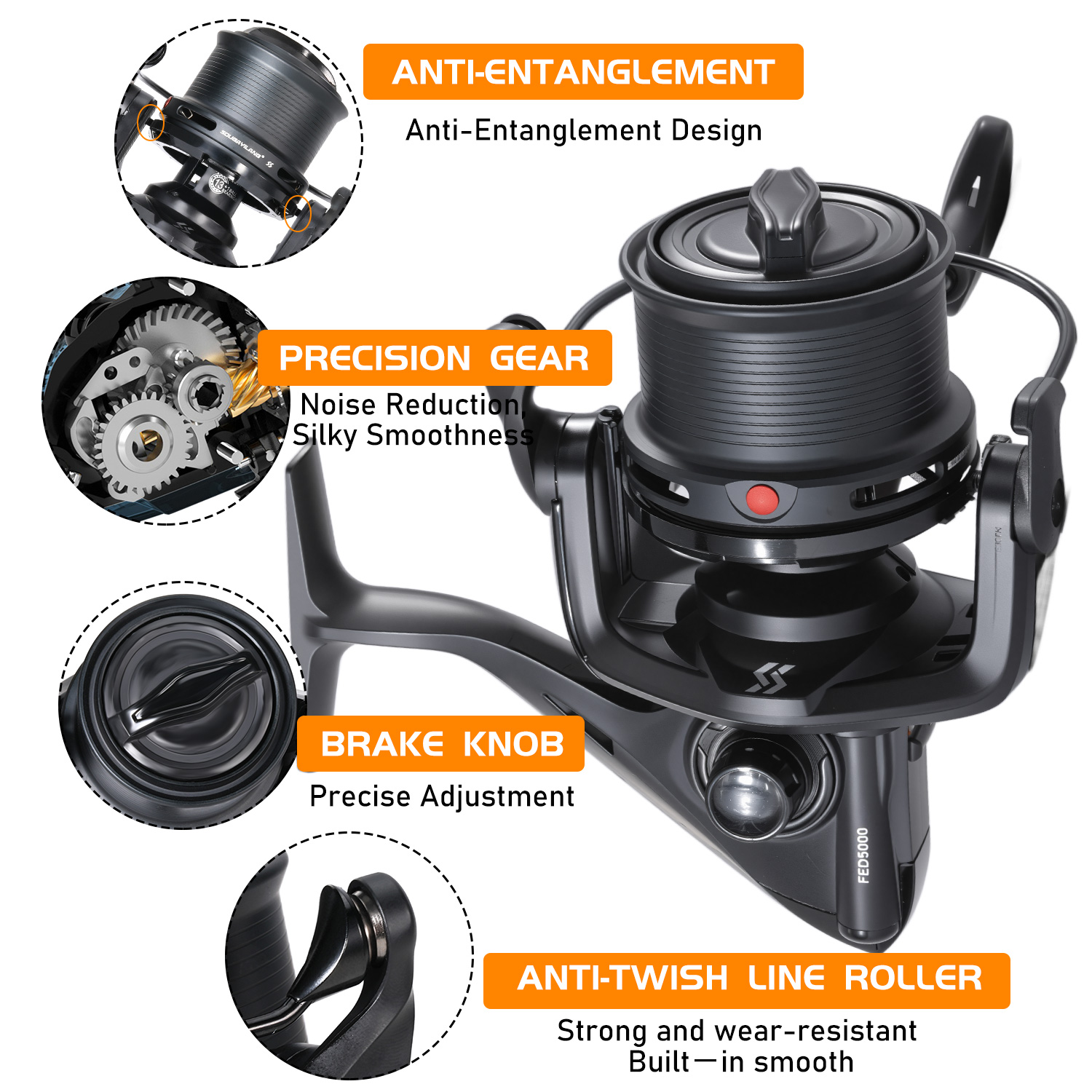 Sougayilang Professional Feede - Trolling Reel recension och pris