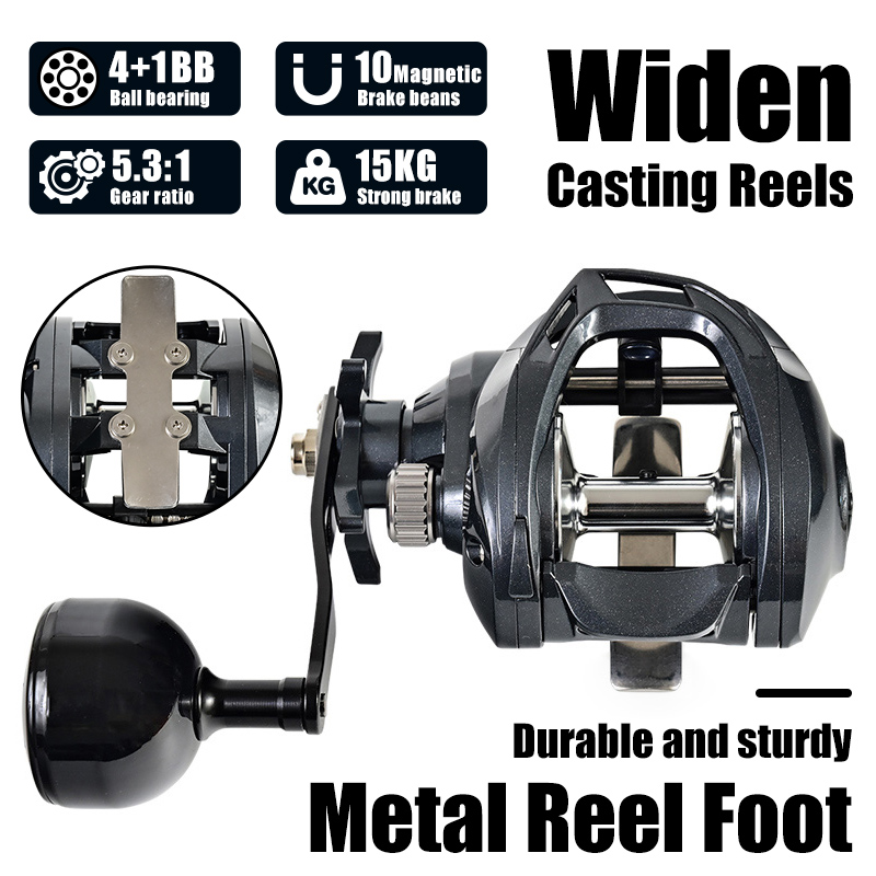 Wide Body, Large Capacity, Lon - Trolling Reel recension och pris