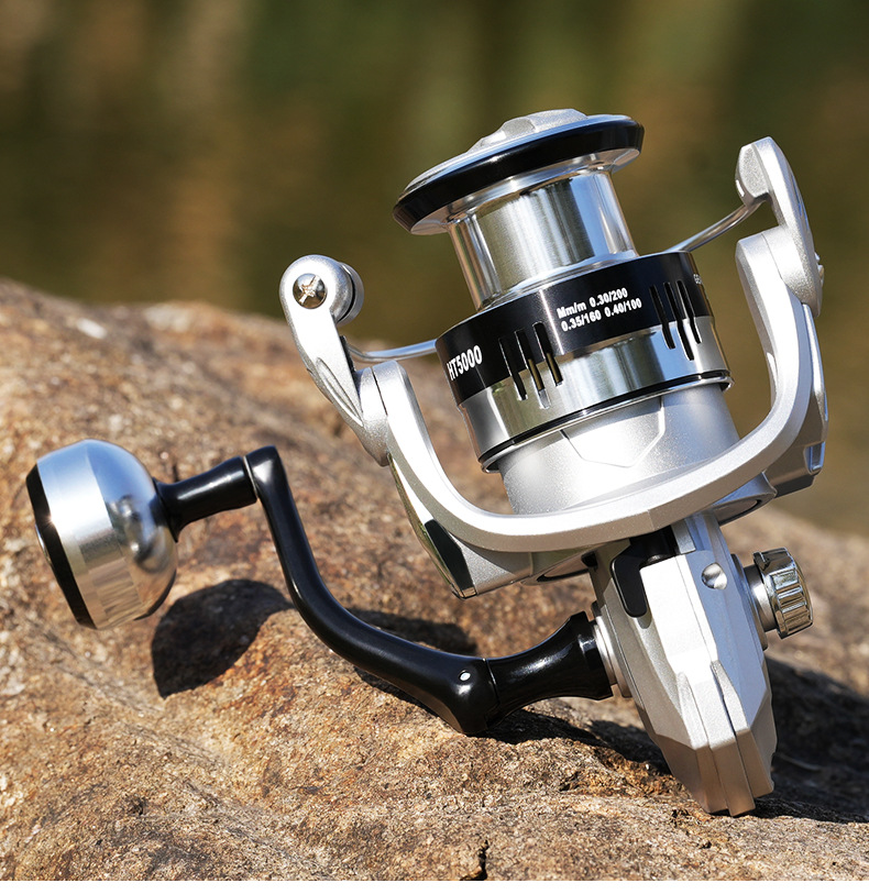 Silver Fishing Reel Spinning U - Trolling Reel recension och pris